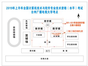 全國計算機技術與軟件專業技術資格考試即將開考，臺州考場示意圖及計算機軟件技術開發備考指南